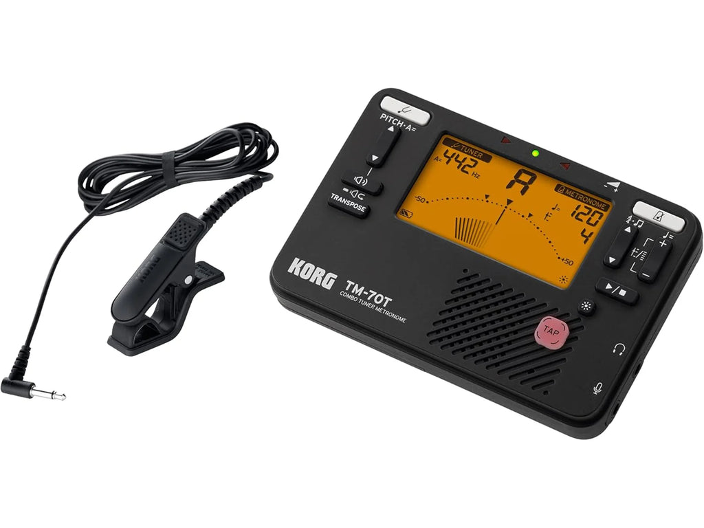 Korg TM70C Combined Metronome and Chromatic Tuner with Contact Microphone